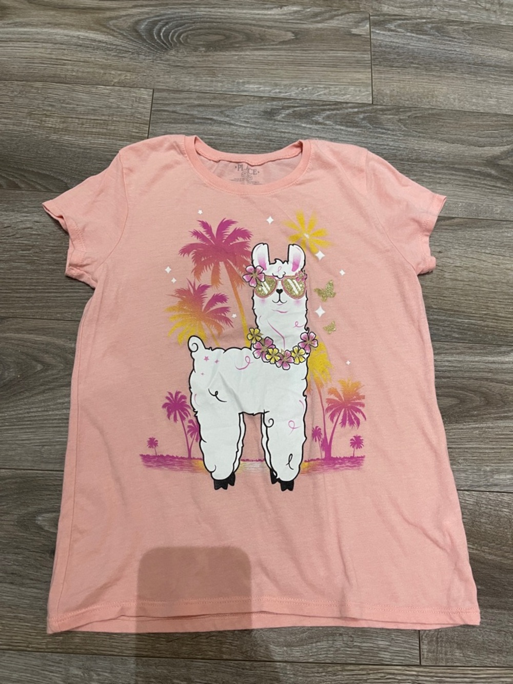 $3 w/ min $20 spend Girls Llama Graphic Tee Size 10-12